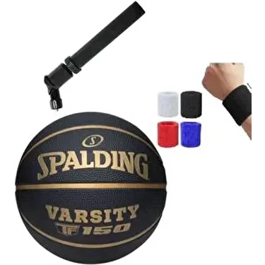 Spalding Basketbol Topu TF 150 Gold Size:7 Varsity TF-150 Renk: Siyah