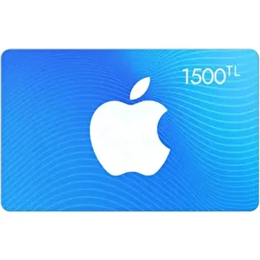 App Store & iTunes App Store Hediye Kartı 1500 TL Değeriyle Dijital Teslimat, Türkiye'de Kullanıma