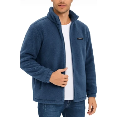 Genius Store Oversize Peluş Sweatshirt Erkek Polar Sweatshirt Erkek Sweatshirt
