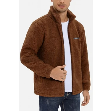 Genius Store Oversize Peluş Sweatshirt Erkek Polar Sweatshirt Erkek Sweatshirt