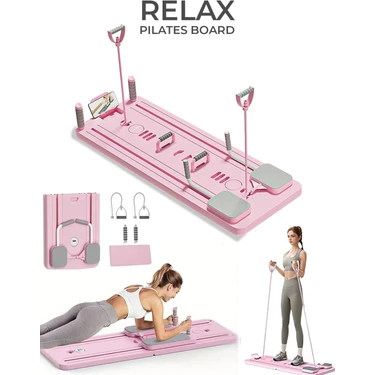 Katlanabilir Çok Fonksiyonlu Pilates Reformer Tahtası – Tüm Vücut Egzersiz