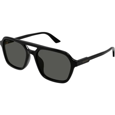 Gucci Gg 1823SA 001 57 Erkek Pilot Siyah Kemik Güneş Gözlüğü Fiyatı