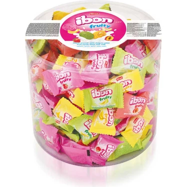Elvan Ibon 1000 g Silindir Kutu Sütlü ve Meyveli Karışık Aromalı
