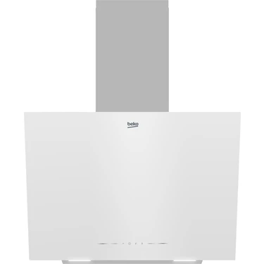 Beko BDE 6041 B Duvar Tipi Davlumbaz 500 m³/h Emiş Gücü ile Beyaz Renkli ve Piramit