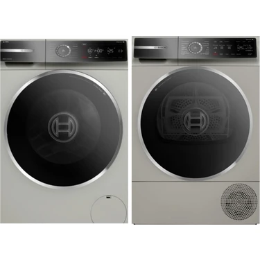 BOSCH  WGB254ASTRTR Çamaşır Makinesi  &  WQB245AXTR  KURUTMA  MAKİNASI  ***İTHAL SERİE 8 ÇAMAŞIR &