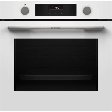 Bosch Beyaz 3 lü Ankastre Set 343 ( HUA736EV0T - POP6C2P30O - DWK63PJ20T ) - Buhar Destekli