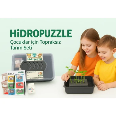Hidropuzzle – Çocuklar Için Topraksız Çimlendirme Seti | Fiyatı