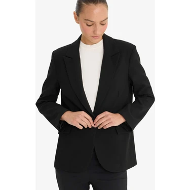 DeFacto Regular Fit Düğmeli Blazer Ceket
