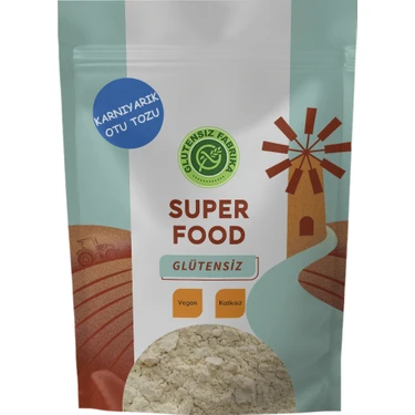 Glutensiz Fabrika Glütensiz Karnıyarık Otu Tozu 300 g  (Psyllium)