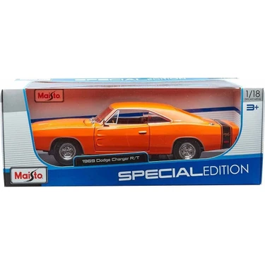 Maıs 31387 1969 Dodge Charger Rt 1: 18 Model Araba Fiyatı