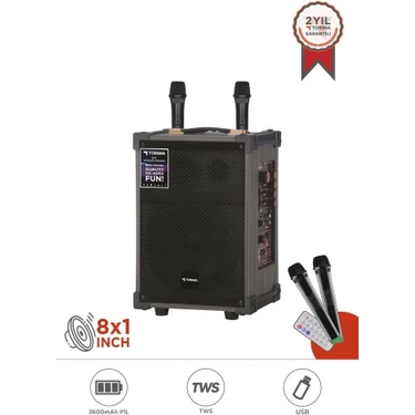 Torima Bluetooth Hoparlör Çift Mikrofonlu Kablosuz Speaker D71