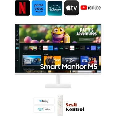 Samsung M5 Serisi 32" 4 Ms 60 Hz Full Hd Va LED Akıllı Monitör -