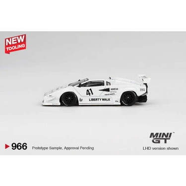 Mini Gt 1:64 Lamborghini Countach Lb-Works White 2024 Tokyo Fiyatı