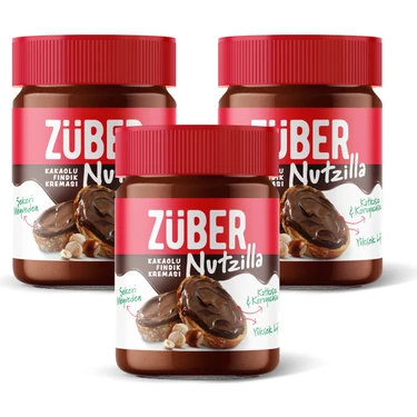 Züber Nutzilla Kakaolu Fındık Kreması 315g x 3