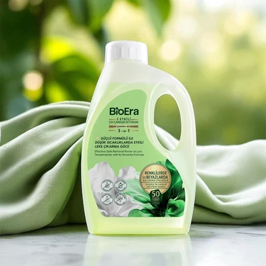 BioEra 3 Etkili, Leke Çıkarıcı, Renkli & Beyaz, Kalıcı Kokulu Sıvı Çamaşır Deterjanı 1500ml, 50