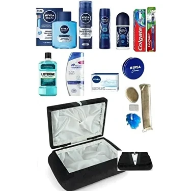 Nivea Cilt Bakım Seti ve Damat Söz Nişan Ceyız Sandıgı Bohca Seti  Erkek Kullanıcılar