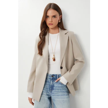 Vatkalı Poliviskon Blazer Ceket LGP0018
