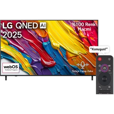 LG 55QNED82A6B 55'' 140 Ekran Uydu Alıcılı 4K Ultra HD webOS QNED