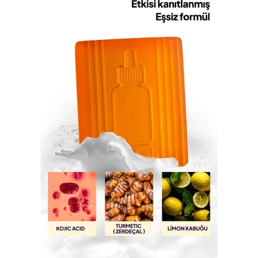 Ph Lab Kojiso Kojik Asit Sabunu 50 gr – Leke Karşıtı, Zerdeçal ve Limon Kabuğu İçerikli Yüz ve