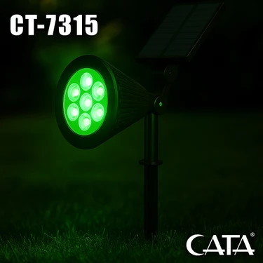 Cata Ct-7310 7W Solar Bahçe Armatürü