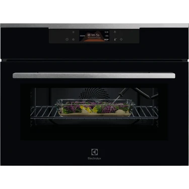 Electrolux KVLBE09X 800 Serisi Combiquick® Mealassist 45 cm Ankastre Mikrodalgalı Multifonksiyonel