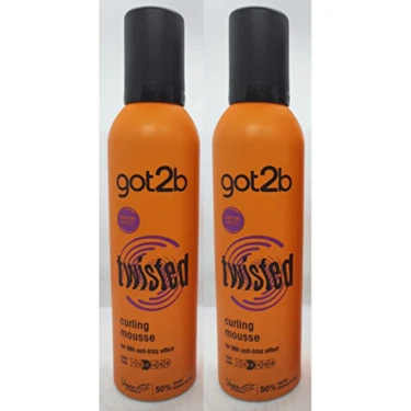 Got2B Twisted Vegan Bukle Köpük 250ML X2 Pürüzsüzlük Sağlayan Etkili Saç Bakım