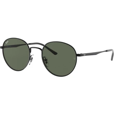 Ray-Ban RB3681 002/71 Güneş Gözlüğü Metal Çerçeve UV Filtreli Yeşil Cam ile Siyah