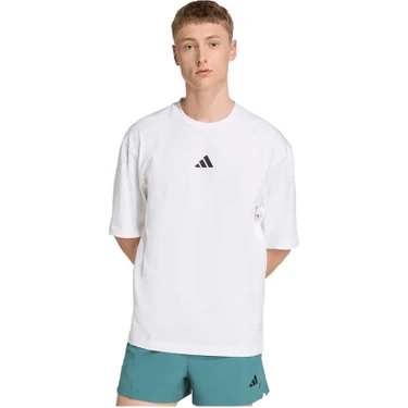Adidas Erkek Beyaz T-Shirt Oversıze Tee JV9683 Fiyatı
