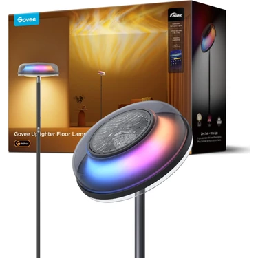 Govee Uplighter Köşe Lambası RGB Renk Seçeneği ile Enerji Tasarruflu