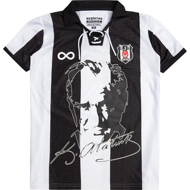 Beşiktaş Atatürk Polo Yaka Çubuklu Forma Jr