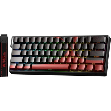 WIN60 He Max Manyetik Klavye Rapid Trigger Wing Chun Switch 8000Hz Rgb %60 Hot Swap Oyuncu Klavyesi