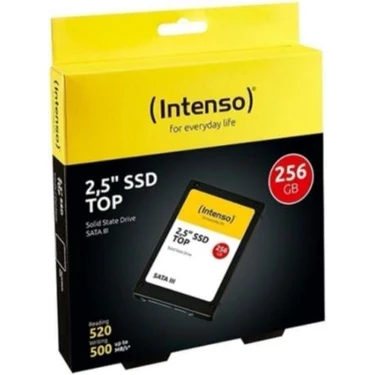 Intenso 256Gb Top 520Mb-500Mb-S Sata III Ssd