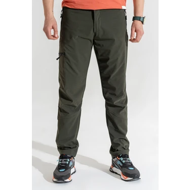 Souris Erkek Haki 4 Cepli Yazlık Outdoor Pantolon Nefes Alan Polyester Kumaşla