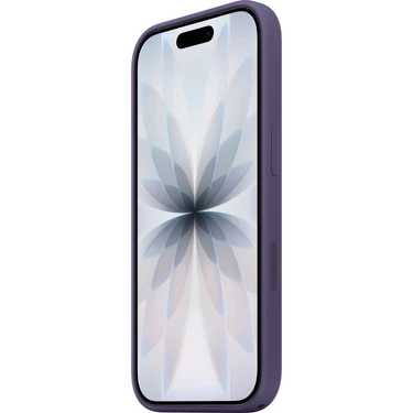 Magsafe Özellikli iPhone 17 Silikon Kılıf - Mor