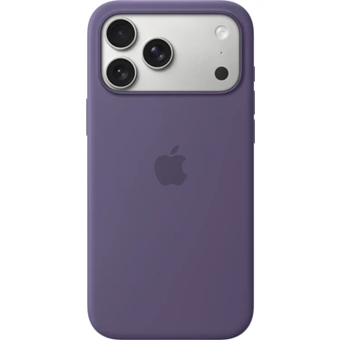 Magsafe Özellikli iPhone 17 Pro Max Silikon Kılıf - Mor
