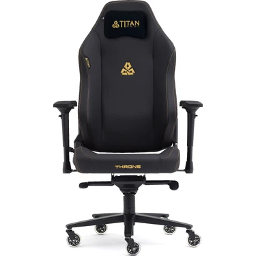 Titanseat Throne Leather Gold Oyuncu