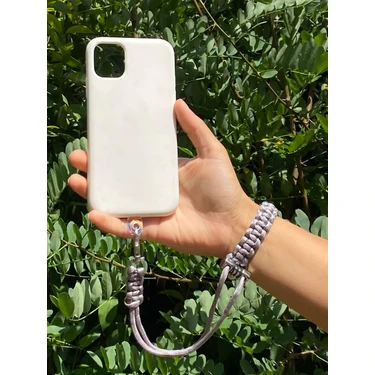 My Strape GRİ PARACORD BİLEKLİK TELEFON ASKISI TÜM KILIFLARA