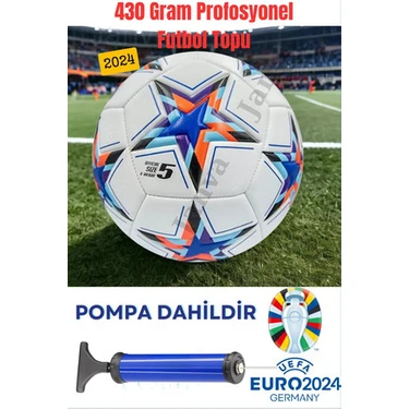 Janva Uefa Şampiyonlar Ligi Futbol Topu 430 Gram Kaliteli Maç ve Antreman Pompa