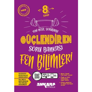 Ankara Yayıncılık 8. Sınıf Fen Bilimleri Güçlendiren Soru