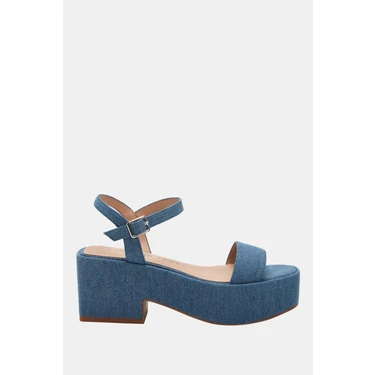 Katy Perry The Busy Bee Kadın Mavi Hasır Platform Topuklu Fiyatı