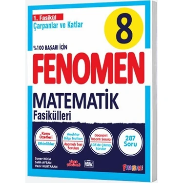 Gama Yayınları Fenomen Yayıncılık 8. Sınıf Matematik Fasikül 1 Çarpanlar ve