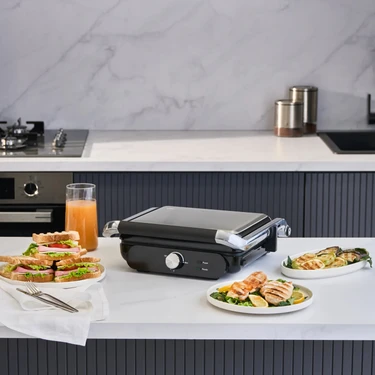 Homend Grilliant 1366H Çıkarılabilir Plakalı Tost ve Izgara