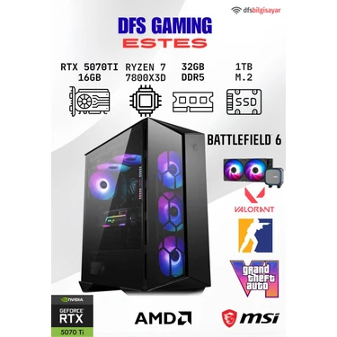 DFS Bilgisayar Dfs Gamıng Estes Ryzen 7 7800X3D-B650M-RTX Fiyatı