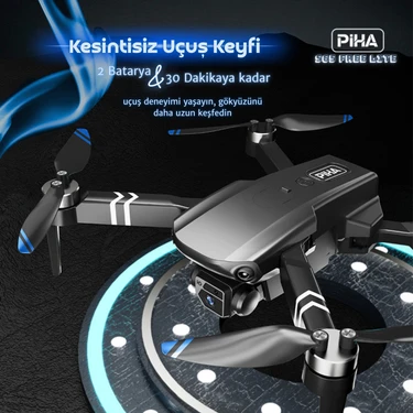 S65 Free Lıte – 2 Batarya, 30 Dakika Uçuş, 1080P Çift Esc Kamera, Fırçasız Motorlu Drone/app