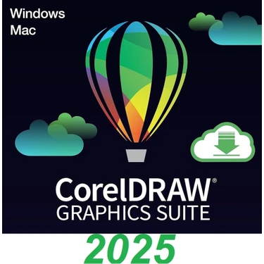 Corel Coreldraw Graphics/technical Suite 2025 (Windows) - 3 Cihaz Süresiz Dijital