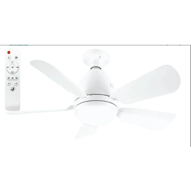 Helios HS-9301 Vega 25W 5 Pervaneli LED Işıklı Tavan