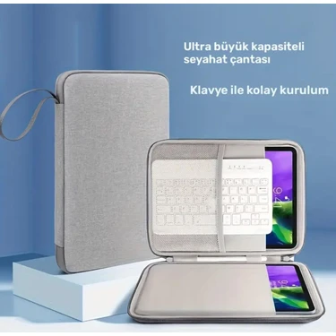 Bölmeli Tablet ve Notebook Için Dayanıklı Koruma Kılıfı Taşınabilir