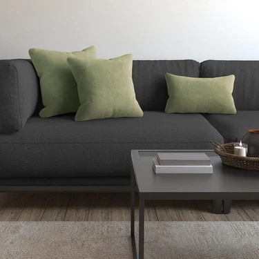 Demor Home Soft Series Çağla Yeşili Kırlent, Yastık