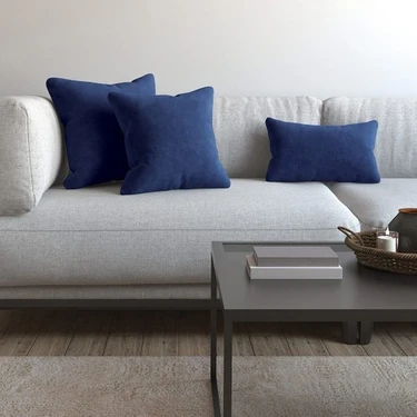 Demor Home Soft Series Gece Mavisi Kırlent, Yastık