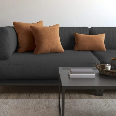 Demor Home Soft Series Kaju Rengi Kırlent, Yastık